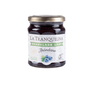 Mermelada light de Arándano sin azúcar agregada